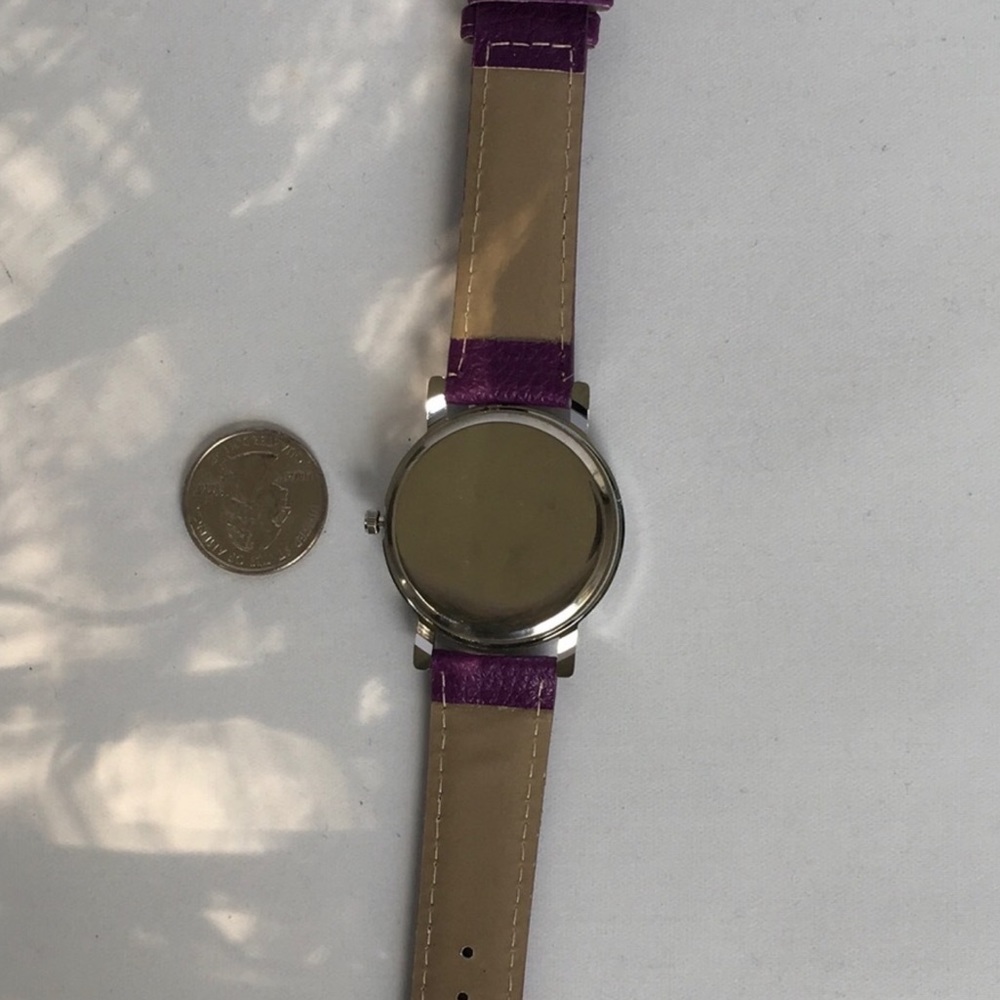Watch Whatever I’m Late Purple Quartz Watch - Picture 4 of 5
